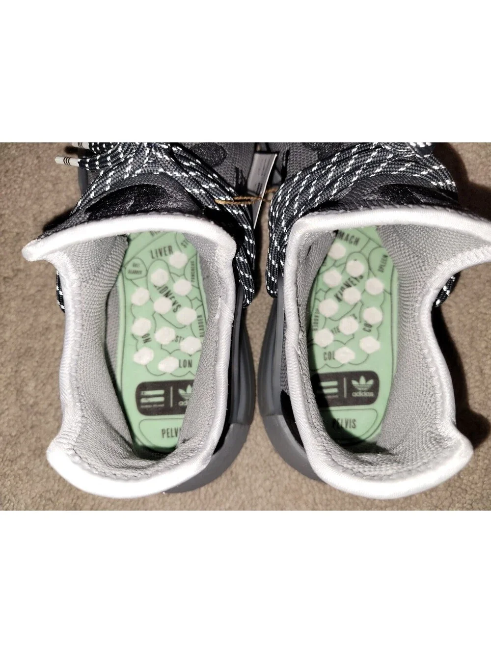 Size 11 - adidas Pharrell x NMD Human Race Animal Print - Ash (2)
